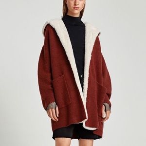 Zara Long Knit Sweater Cardigan